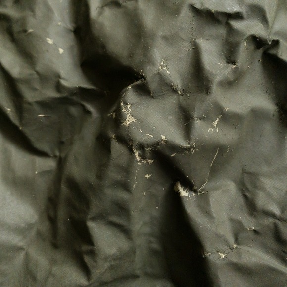 LL Bean Vintage Military issue Rain Jacket Anorak Olive Green Hooded Fragile - Picture 13 of 16